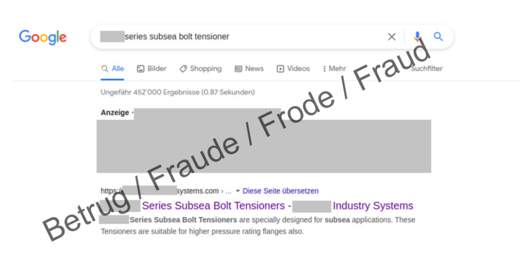 Google search for the model of subsea bolt tensioner